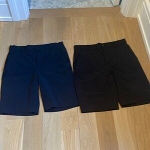 Black and Navy Shorts